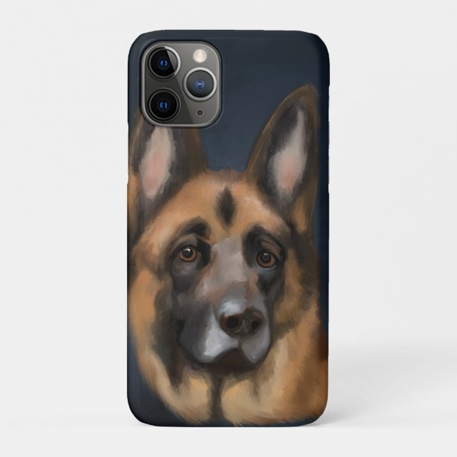 CAPA PARA iPhone 11 PRO PASTOR ALEMÃO   (Verso)