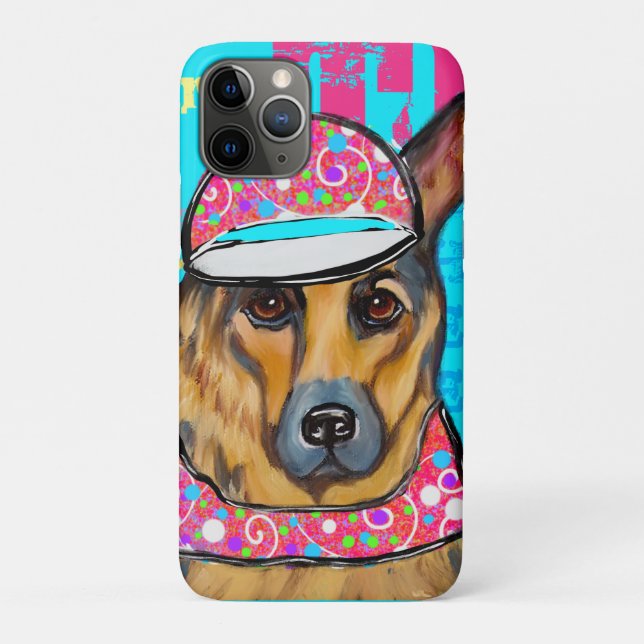 Capa Para iPhone 11 Pro Pastor Alemão  (Verso)