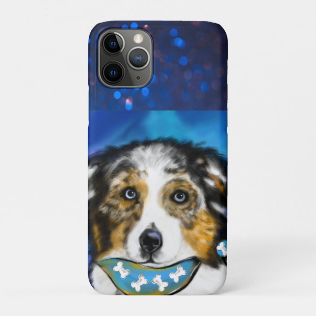 CAPA PARA iPhone 11 PRO PASTOR AUSTRALIANO     (Verso)