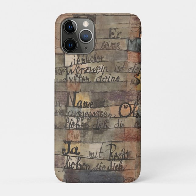 Capa Para iPhone 11 Pro Paul Klee (Verso)