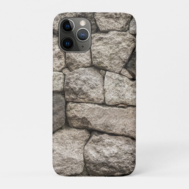 Capa Para iPhone 11 Pro pedra de parede (Verso)