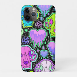 Capa Para iPhone 11 Pro Peles de gatos trippy