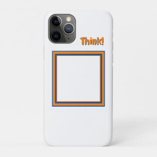 Capa Para iPhone 11 Pro Pense! Fora da caixa (personalizável)