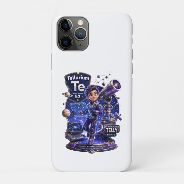Capa Para iPhone 11 Pro Personagem do Telúrio da ATOMIVRA (Verso)