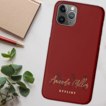 Personalizado Com O Nome Red Dourado Monograma
