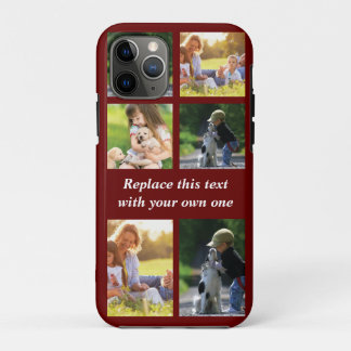 Capa Para iPhone 11 Pro Personalizar colagem de fotos e texto Case-Mate iP
