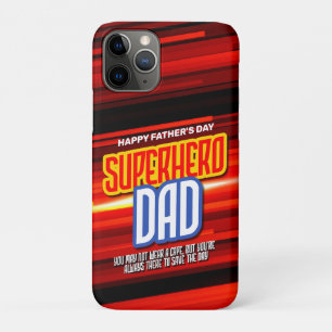 Capa Para iPhone 11 Pro Personalizar Pai SuperHero