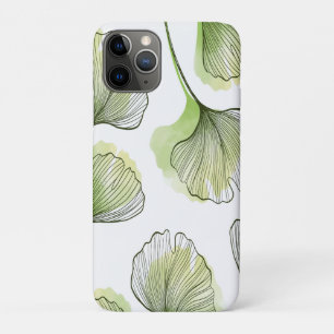 Capa Para iPhone 11 Pro Pétalas verdes