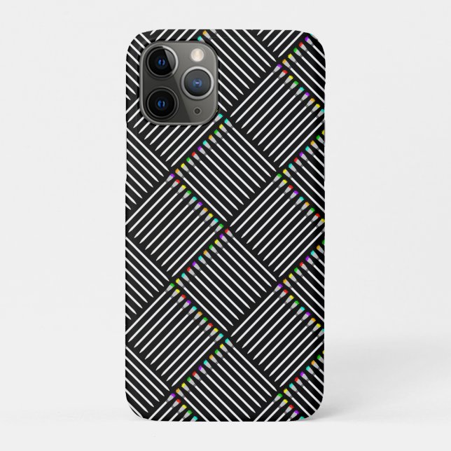 Capa Para iPhone 11 Pro Pincel Cruzado (Verso)
