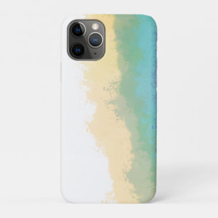 Capa Para iPhone 11 Pro Pincelada de arco-íris aquarela