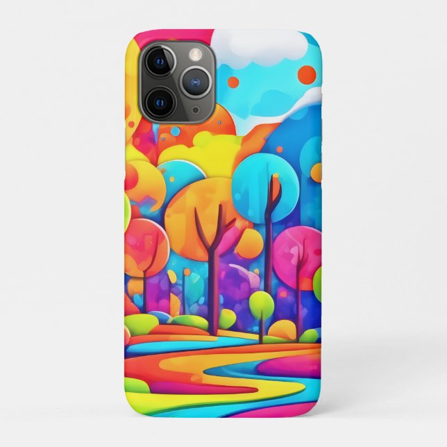 Capa Para iPhone 11 Pro Pink Beach Night Sky (Verso)