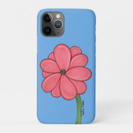 Capa Para iPhone 11 Pro Pink Full Flower