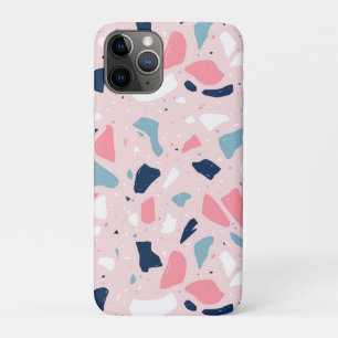 Capa Para iPhone 11 Pro Pink Terrazzo Pattern