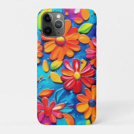 Capa Para iPhone 11 Pro Pintura Floral Joyful