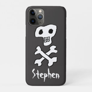Capa Para iPhone 11 Pro Pirata - Caveira e Design Crossbones