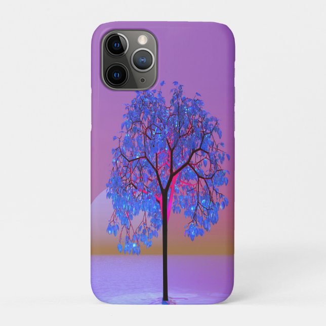 Capa Para iPhone 11 Pro Pista de Árvore (Verso)