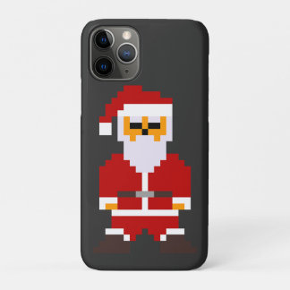 Capa Para iPhone 11 Pro Pixel Pose Papai Noel