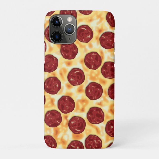 Capa Para iPhone 11 Pro Pizza Pepperoni (Verso)