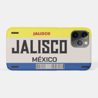 Placa de licença da cidade de Jalisco do México pe