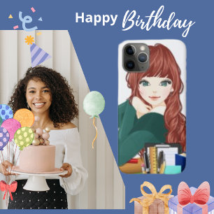 Capa Para iPhone 11 Pro Placa de Suprimentos para Meninas de Anime