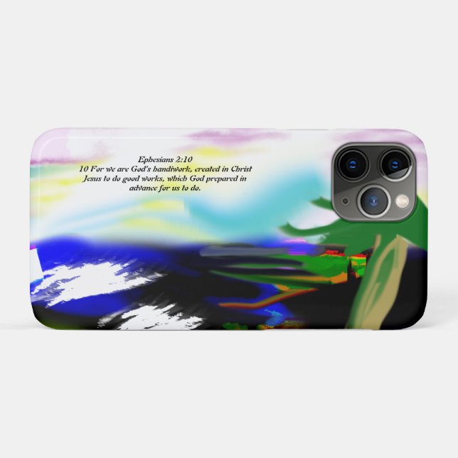 Capa Para iPhone 11 Pro Plano de luz de Jesus (Verso (horizontal))