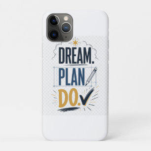 Capa Para iPhone 11 Pro Plano de Sonho Fazer Motivação Definição de Metas