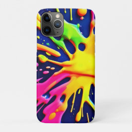Capa Para iPhone 11 Pro Plasmas vívidas de neon
