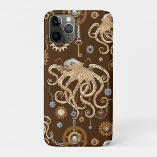Capa Para iPhone 11 Pro Polvo Steampunk Retro Fantasia Mecânica