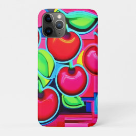 Capa Para iPhone 11 Pro Pop Art Cherry Burst