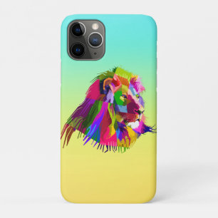 Capa Para iPhone 11 Pro Pop de Arte Prismática de Leão-62502