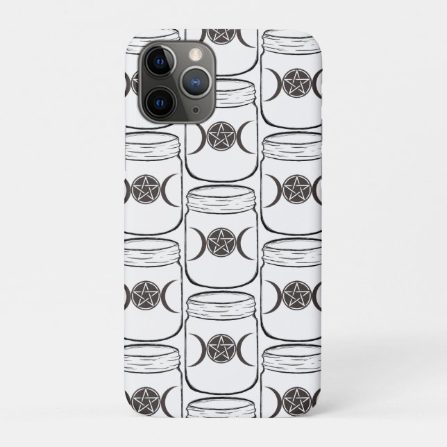 Capa Para iPhone 11 Pro Pote de Pedra Mística das Luas Mágicas (Verso)