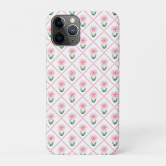 Capa Para iPhone 11 Pro Preppy floral trellis grandmillenial