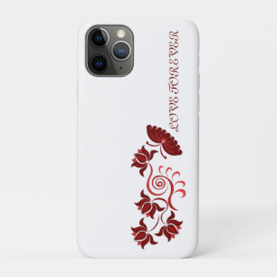 Capa Para iPhone 11 Pro Presente de arte floral colorida