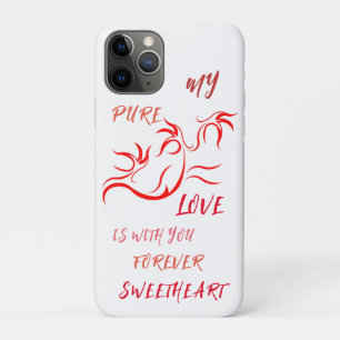 Capa Para iPhone 11 Pro PRESENTE DE dia de os namorados, ESPOSA, MARIDO