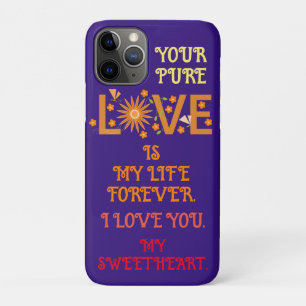 Capa Para iPhone 11 Pro PRESENTE DE dia de os namorados, ESPOSA, MARIDO