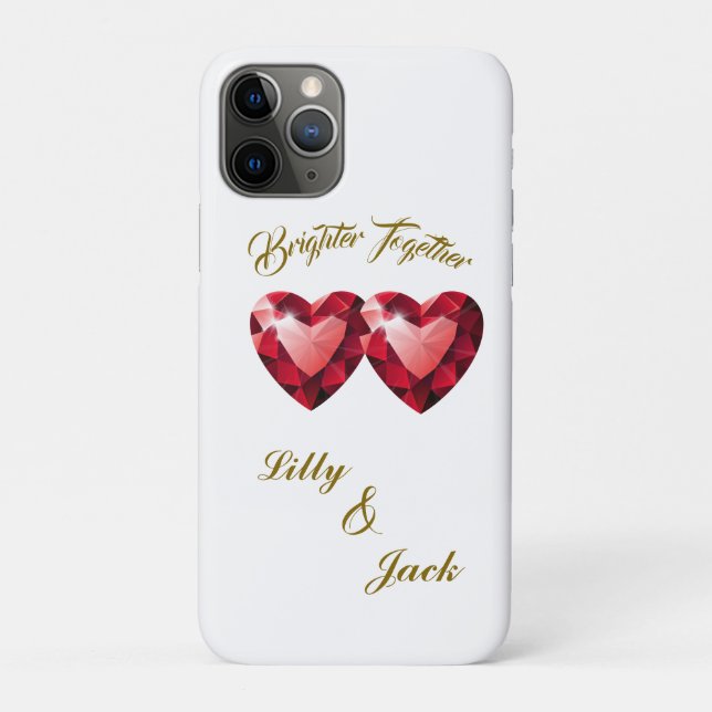 Capa Para iPhone 11 Pro Presente Significativo – Amor Elegante (Verso)
