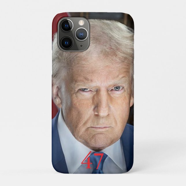 Capa Para iPhone 11 Pro Presidente Donald J. Trump 47 (Verso)