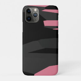 Capa Para iPhone 11 Pro Preto e Cinza rosa