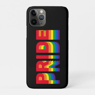 Capa Para iPhone 11 Pro Pride lgbt lgbtq gay arco-íris preto