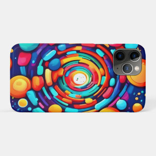 Capa Para iPhone 11 Pro Psicodélico Vórtex de Cor