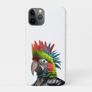 Capa Para iPhone 11 Pro Punk Parrot