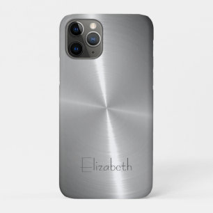 Capa Para iPhone 11 Pro Radial Metálico de Aço Brilhante e Legal