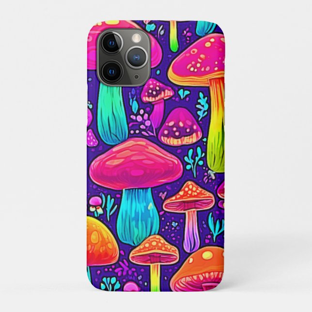 Capa Para iPhone 11 Pro Rainbow Fungus: Sonho de Cartoon (Verso)