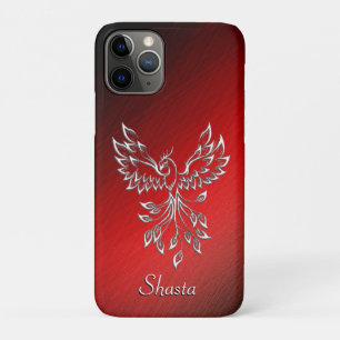Capa Para iPhone 11 Pro Red Black Ashes e Phoenix Personal