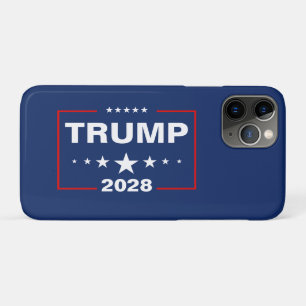 Capa Para iPhone 11 Pro Reeleger Donald Trump 2028 Republicano EUA