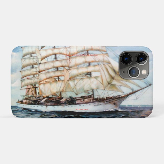 Capa Para iPhone 11 Pro Regata Cutty Sark (Verso (horizontal))