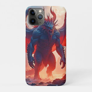 Capa Para iPhone 11 Pro Rei Demônio: Arte da Sombra do Dragão Eterno