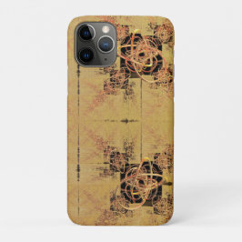 Capa Para iPhone 11 Pro Retângulo de ouro