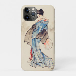 Capa Para iPhone 11 Pro Retrato de Mulher em Pé por Katsushika Hokusai