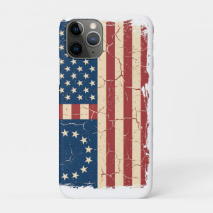 Capa Para iPhone 11 Pro Retro Betsy Ross e Bandeira de 50 Estrelas 2026 Se